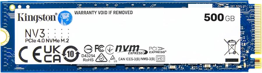 Disco SSD M.2 NVMe 4.0 512GB Kingston NV3