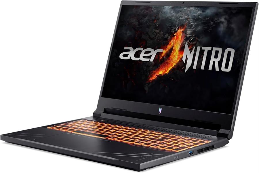 Notebook ACER NITRO 5 RYZEN AI 7 260, RTX 5050, 16Gb RAM DDR5, SSD NVMe 512Gb, 16" 180Hz