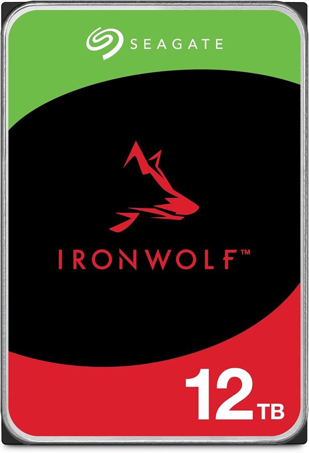 Disco Duro HDD 12TB SEAGATE IRONWOLF RED NAS