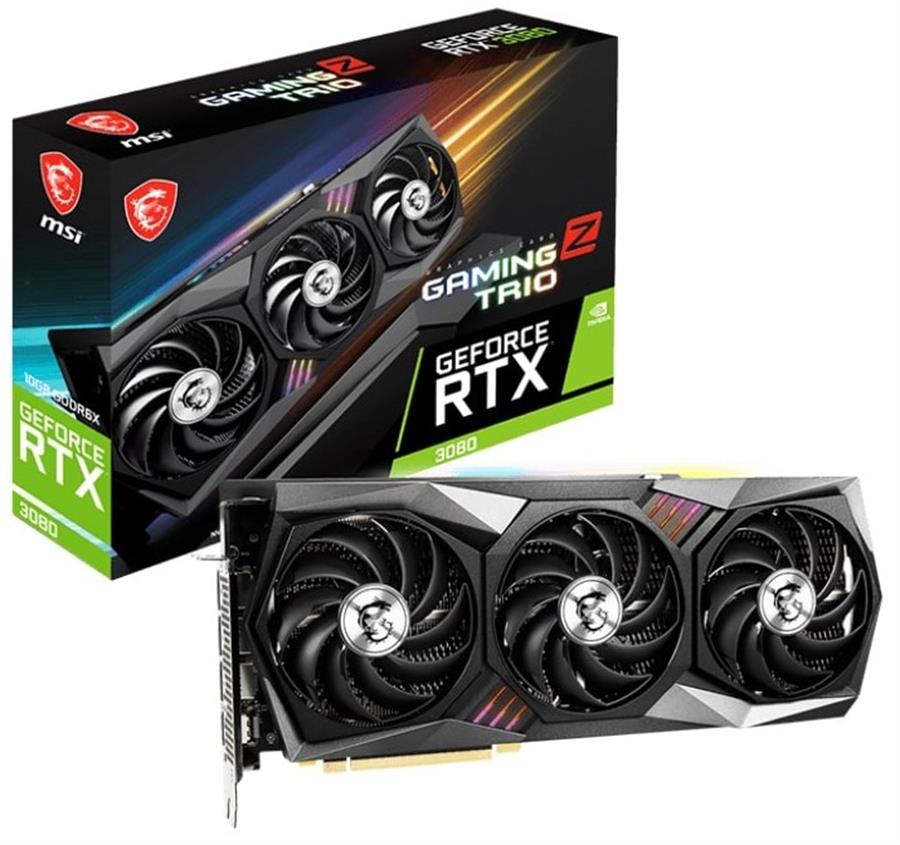 Placa MSI GEFORCE RTX 3080 GAMING Z TRIO 10Gb