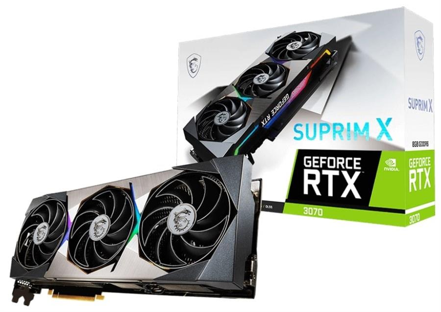 Placa MSI GEFORCE RTX 3070 SUPRIM X 8Gb