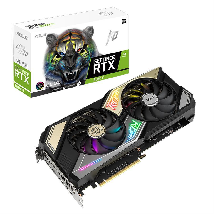 Placa ASUS GEFORCE RTX 3060 Ti KO V2 OC 8Gb