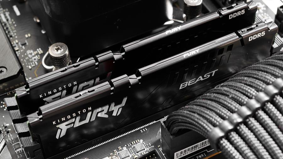 Memoria RAM DDR5 16GB 5600MHz Kingston FURY BEAST BLACK