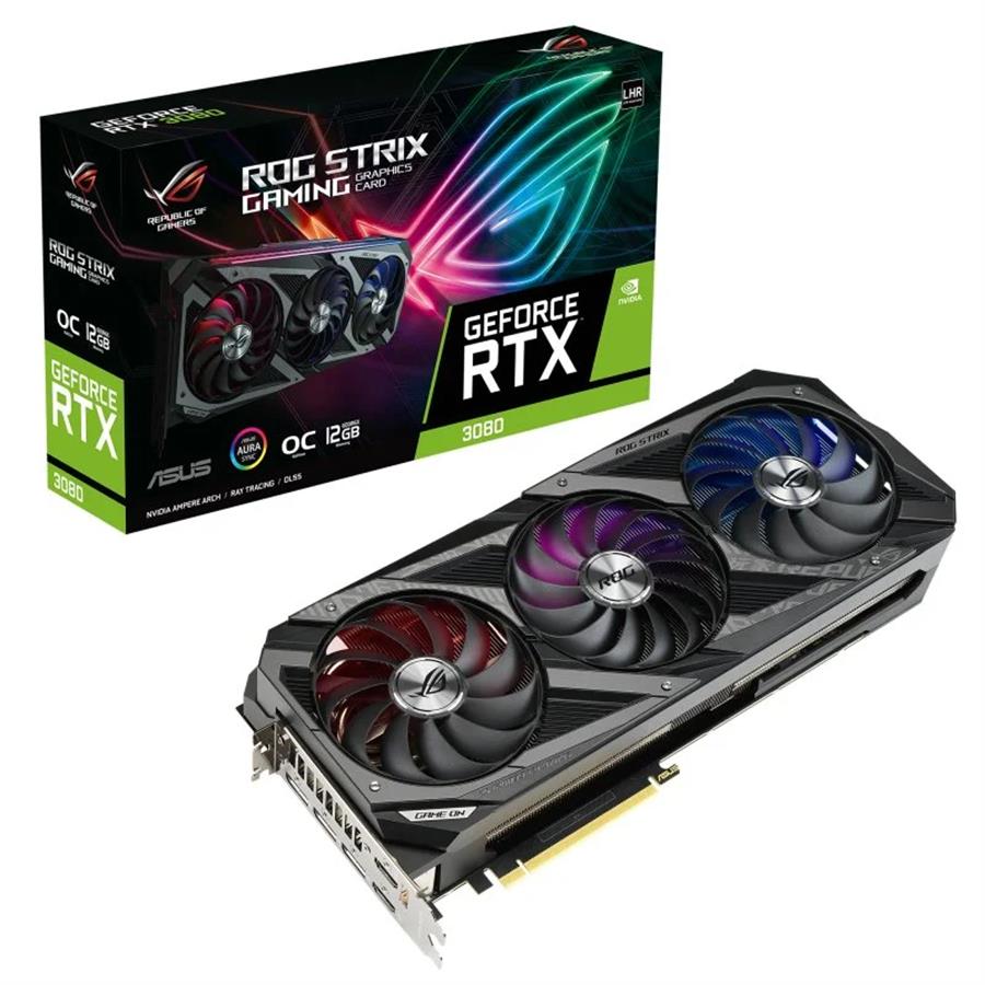 Placa ASUS GEFORCE RTX 3080 ROG STRIX OC 10Gb