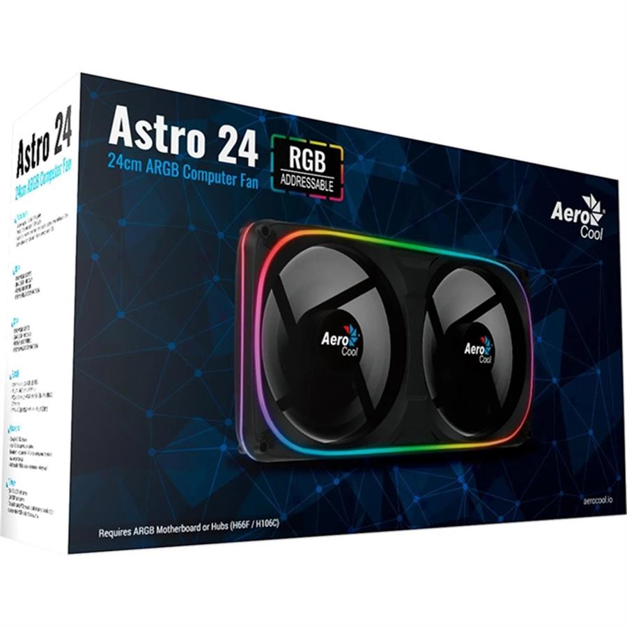 FAN AEROCOOL ASTRO 24 ARGB 240MM (DUAL RING) – Hardware Store - View #9