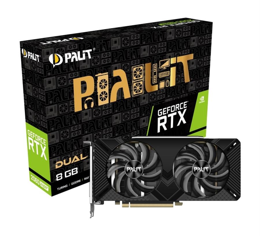 Placa PALIT GEFORCE RTX 2060 SUPER DUAL OC 8Gb
