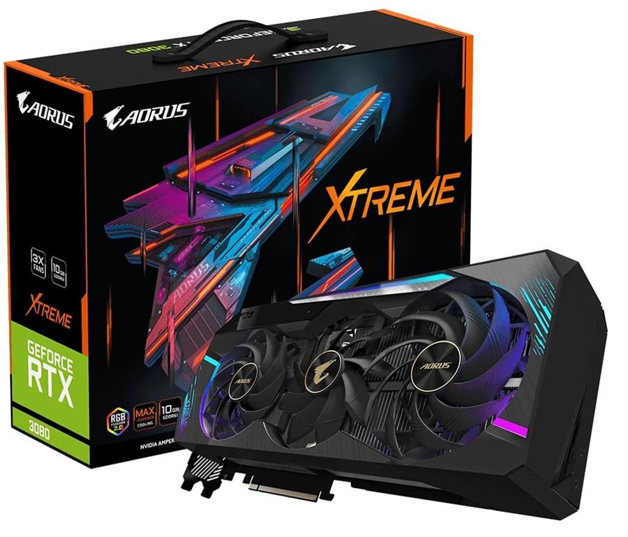 Placa GIGABYTE GEFORCE GTX 3080 AORUS XTREME 10Gb