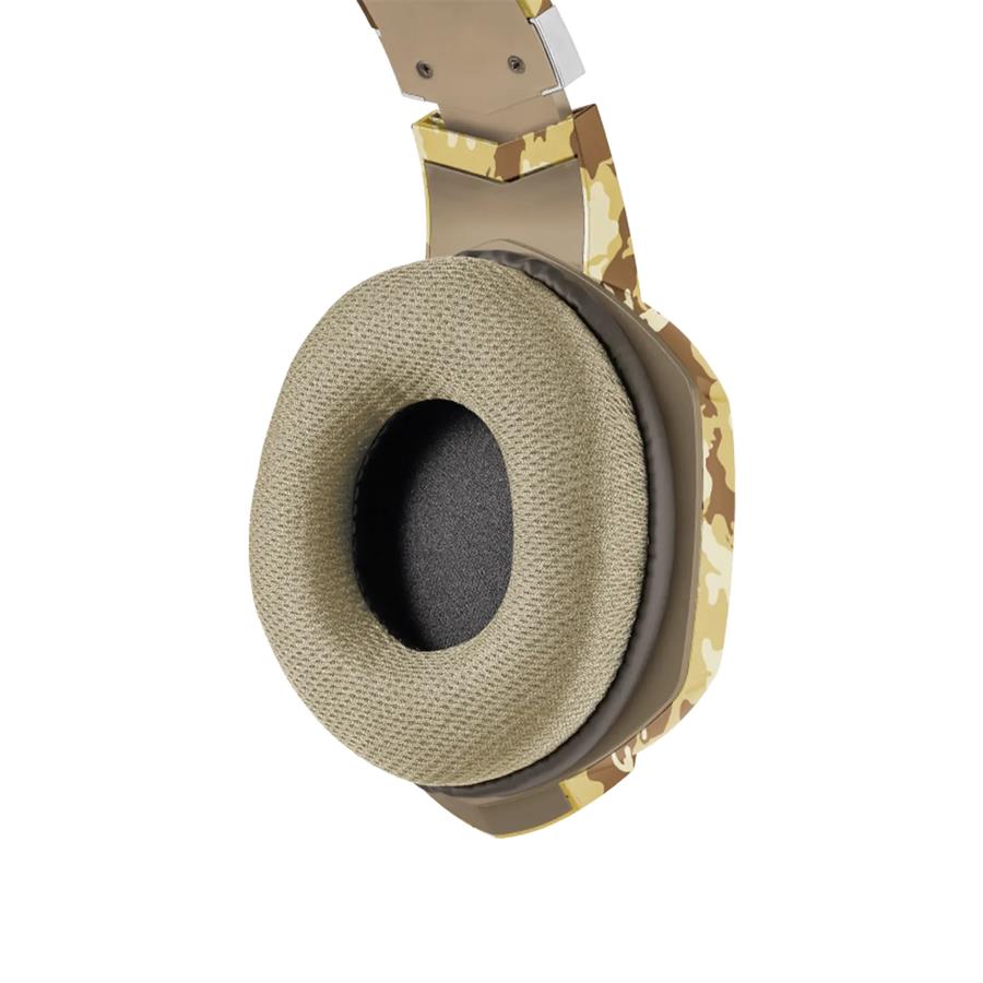 Auriculares TRUST GXT 322D Carus Marron y Beige