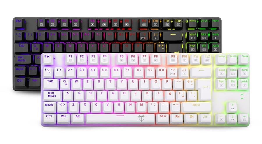 Teclado T-DAGGER TGK315 Bora RGB Switches RED TKL 75%