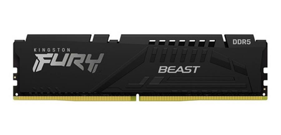 Memoria RAM DDR5 8GB 4800MHz Kingston FURY BEAST BLACK