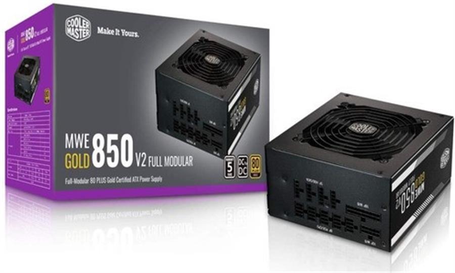 Fuente COOLER MASTER MWE V2 850W 80+ GOLD Modular
