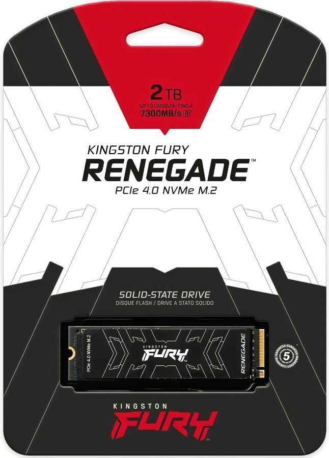 Disco Sólido SSD 1TB Kingston Fury Renegade Gen5 M2 NVMe