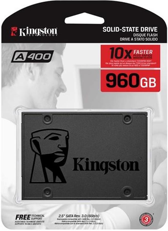 Disco SSD 960GB Kingston A400 SATA