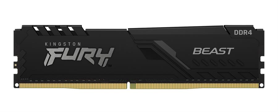 Memoria RAM DDR4 8GB 3200MHz Kingston FURY BEAST BLACK