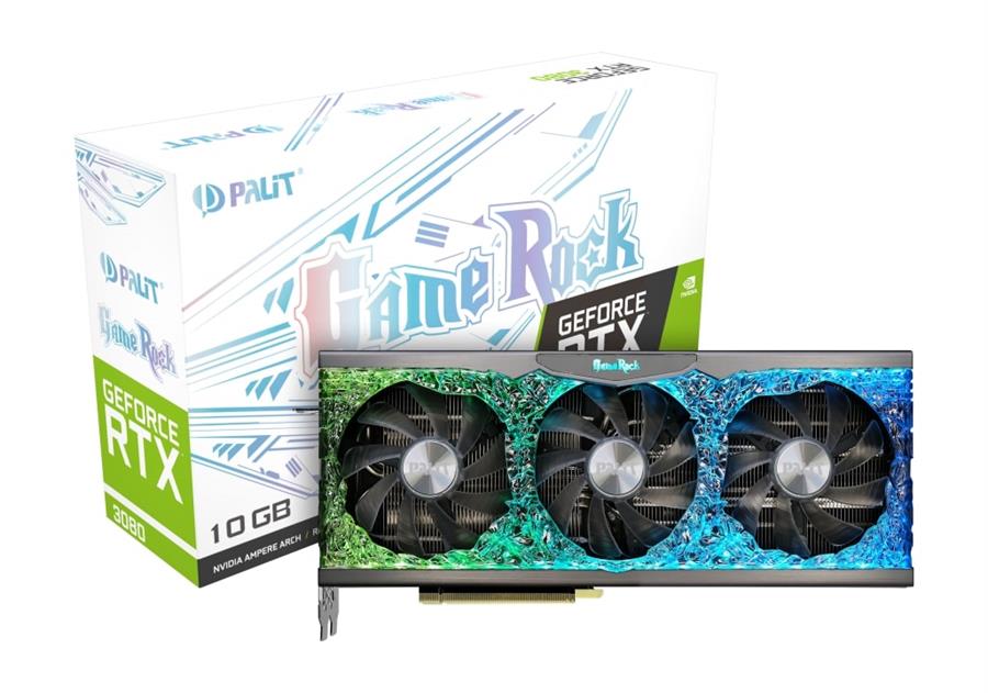 Placa PALIT GEFORCE RTX 3080 GAMEROCK 10Gb