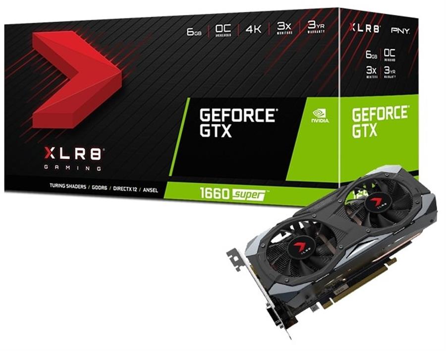 Placa PNY GEFORCE GTX 1660 SUPER XLR8 6Gb