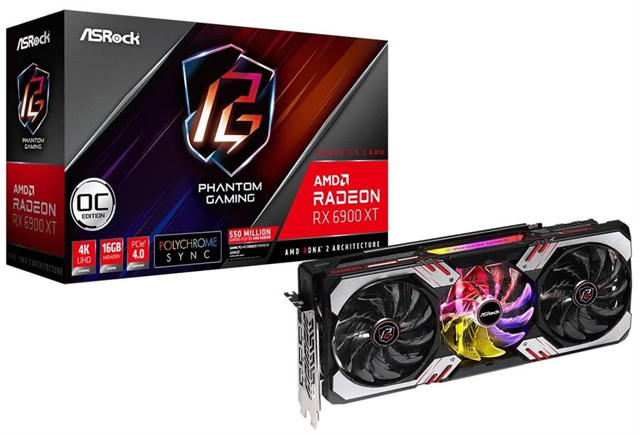 Placa ASRock Radeon RX 6900 XT Phantom Gaming D 16Gb