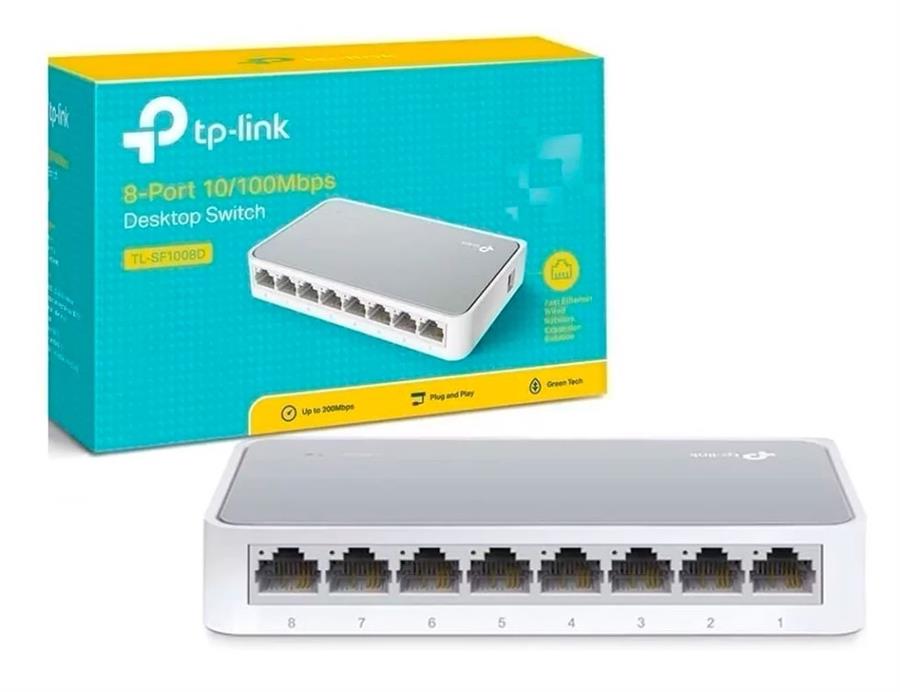 SWITCH TP-LINK TL-SF1008D 8 PUERTOS