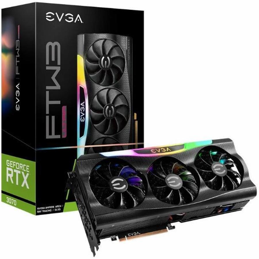 Placa EVGA GEFORCE RTX 3070 Ti FTW3 ULTRA GAMING 8Gb