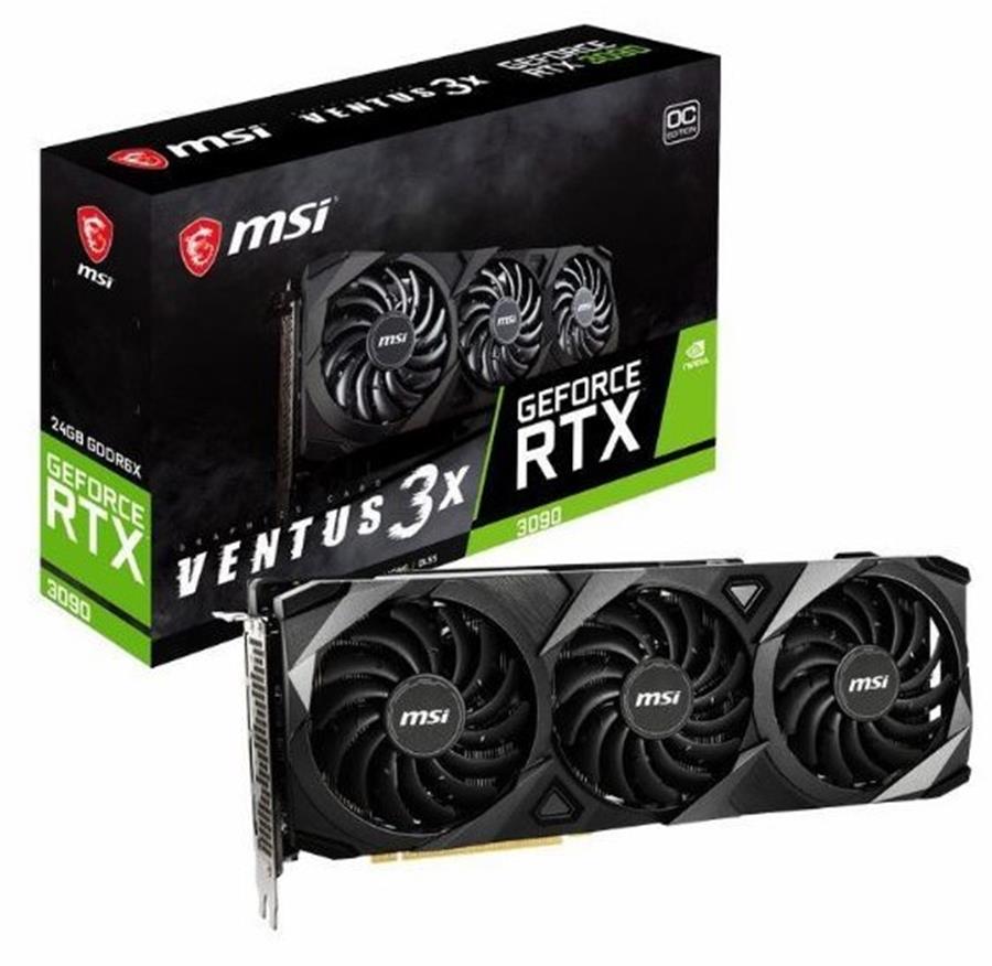 Placa MSI GEFORCE RTX 3090 VENTUS 3X OC 24Gb