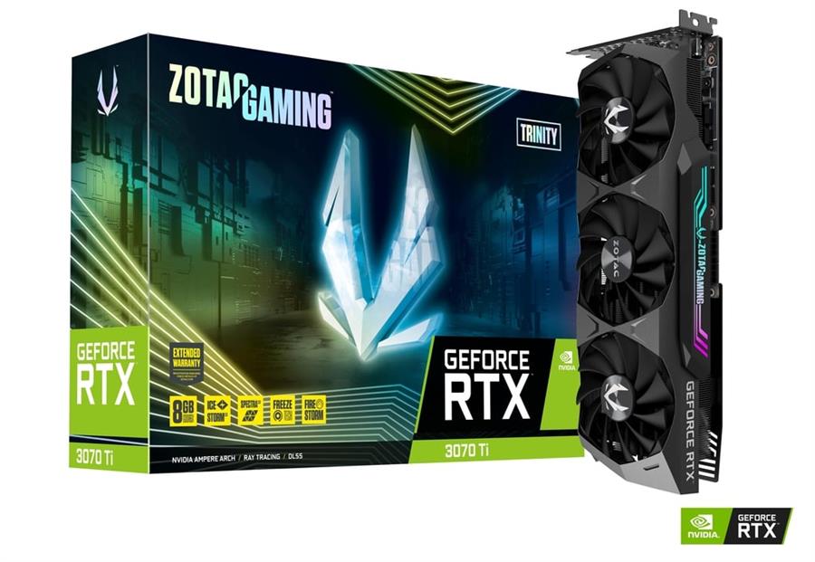 Placa ZOTAC GEFORCE RTX 3070 Ti TRINITY 8Gb