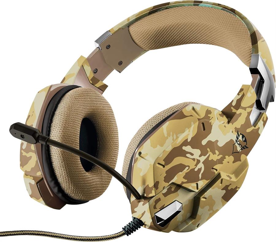 Auriculares Trust GXT 322D Carus Desert Wired