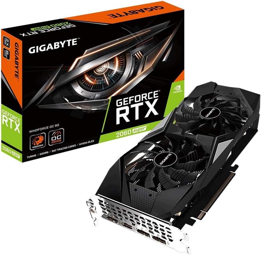 Placa GIGABYTE GEFORCE RTX 2060 SUPER WINDFORCE OC  8Gb