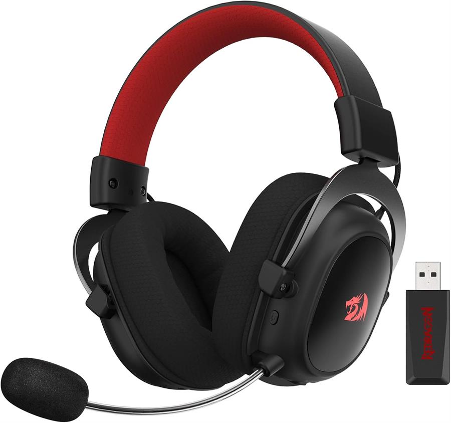 Auriculares Redragon H510 Zeus PRO 7.1 RGB Wireless