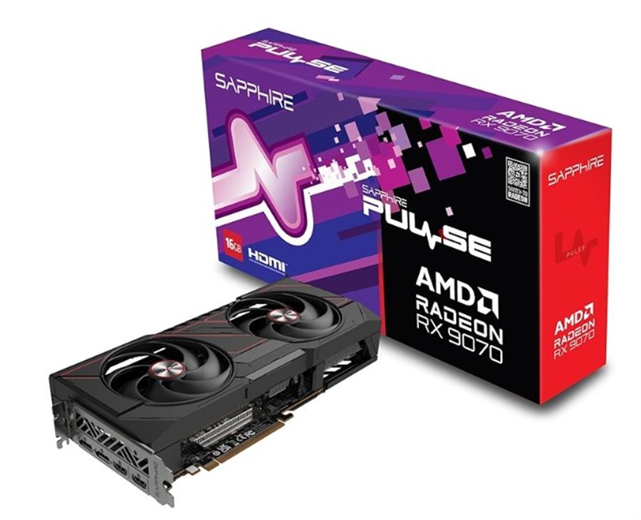 Placa SAPPHIRE Radeon RX 9070 PULSE 16Gb