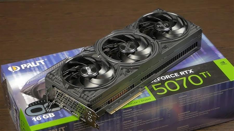 Placa PALIT GEFORCE RTX 5070 TI GAMINGPRO-S 16Gb