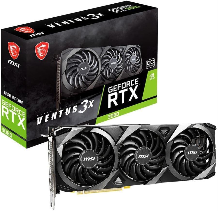 Placa MSI GEFORCE RTX 3060 VENTUS 3X OC 12Gb