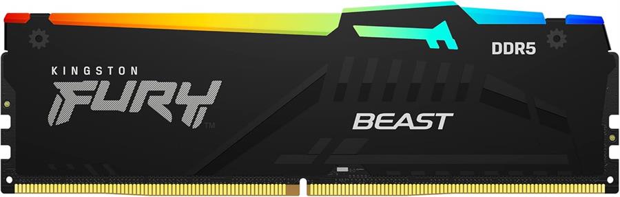Memoria RAM DDR5 32GB 5200MHz Kingston FURY BEAST RGB