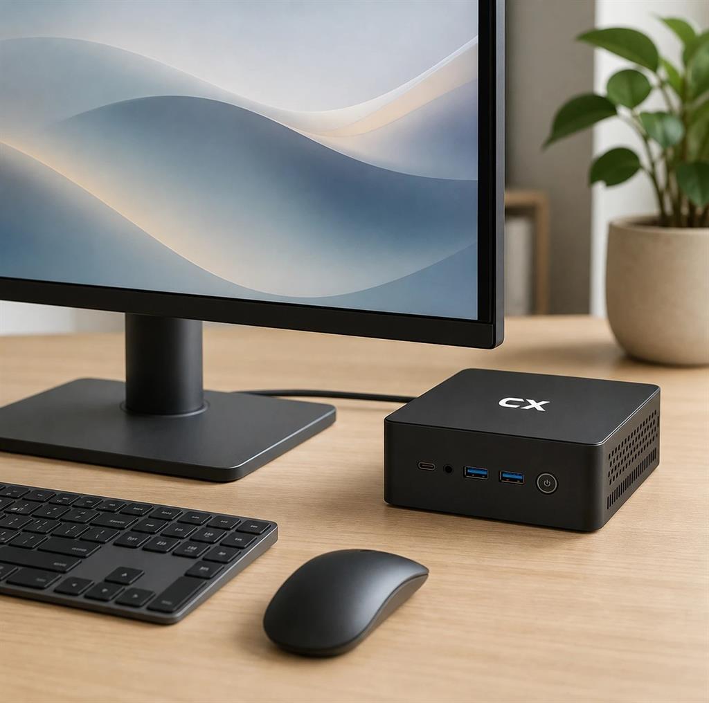 Mini PC Oficina CX - AMD Ryzen 7 6800H, 16Gb RAM, 480Gb SSD NVMe, WiFi + BT