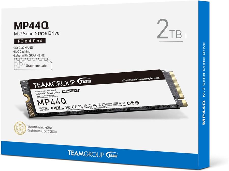 Disco SSD M.2 NVMe 4.0 2TB TEAMGROUP MP44Q