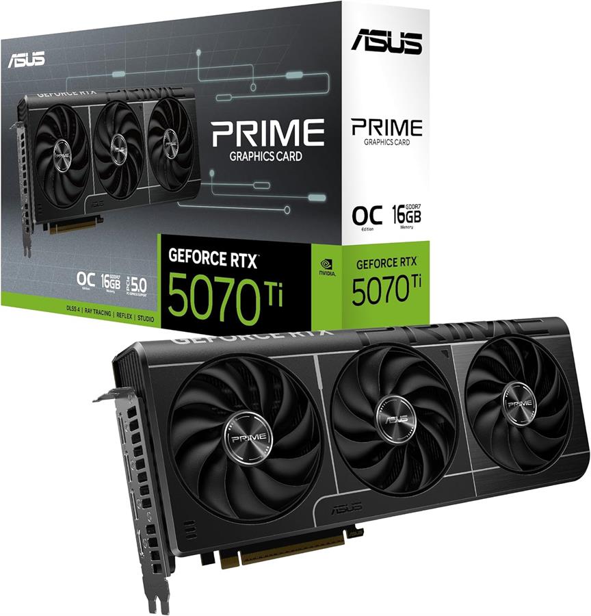 Placa ASUS GEFORCE RTX 5070 TI PRIME OC 16Gb