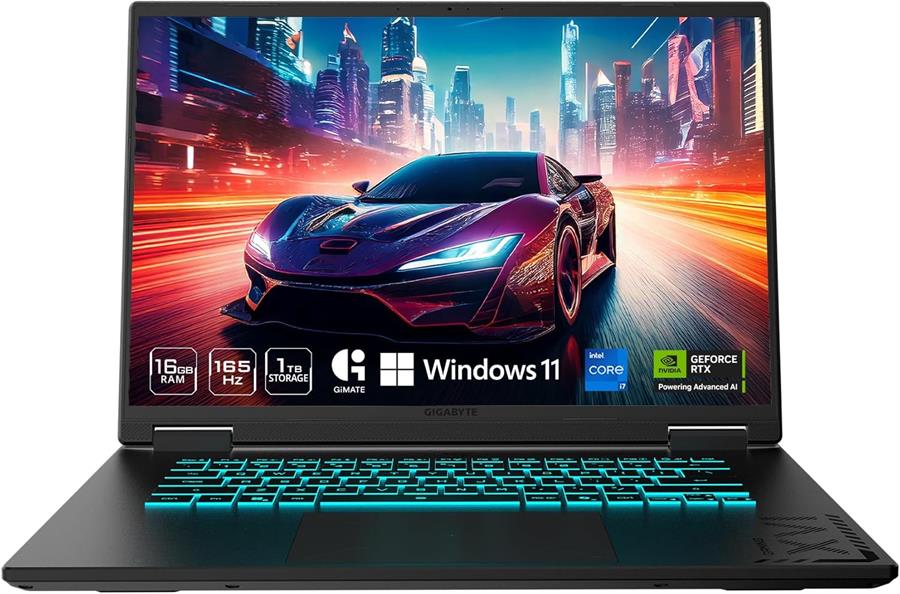 Notebook GIGABYTE AORUS A16 I7-13620H, RTX 5070, 16Gb RAM DDR5, SSD NVMe 1Tb, 16" 165Hz