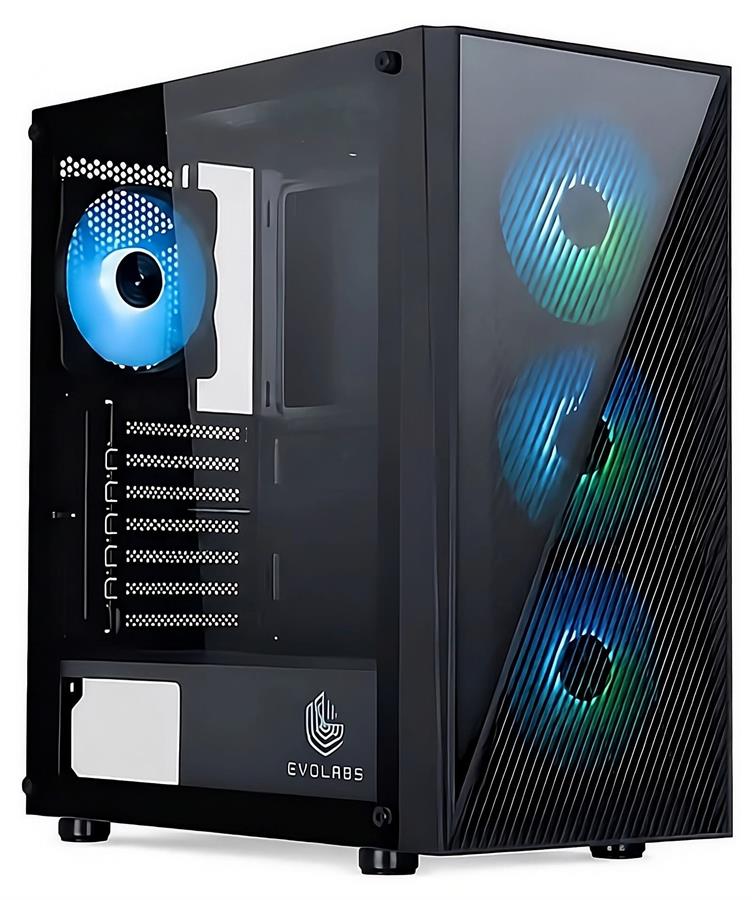 Gabinete Evolabs Duality 4 Fan RGB