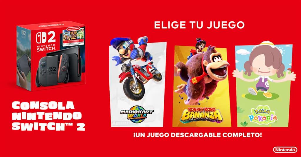 Consola Nintendo Switch 2 256Gb Choose Your Game Bundle Edition