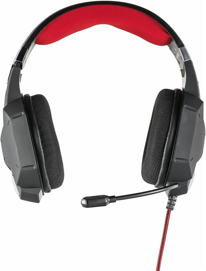 Auriculares Trust GXT 322 Carus Black Wired