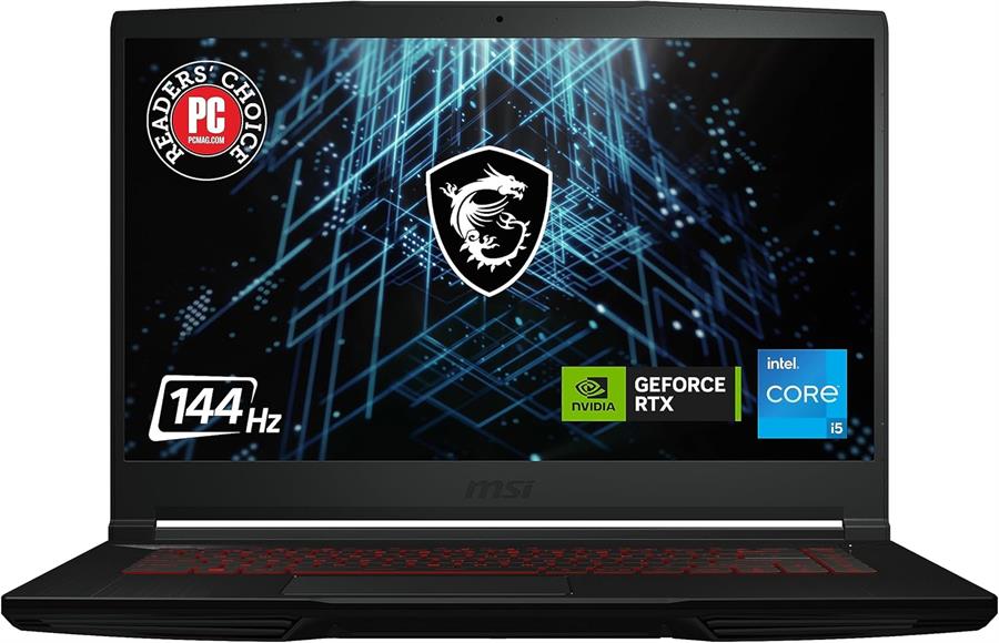Notebook MSI GF63 THIN GAMING I5-11500H, RTX 3050, 16Gb RAM, SSD NVMe 512Gb, 15.6" 144Hz FHD