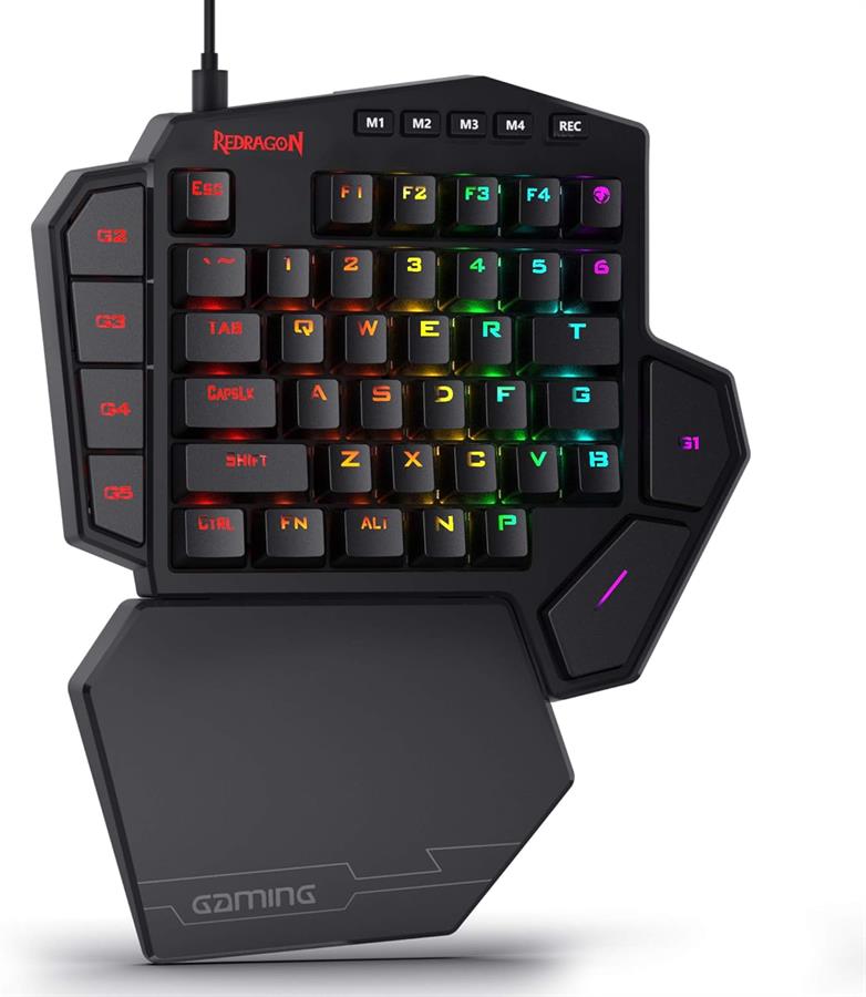 Teclado Redragon K585 Diti RGB Switches BROWN 1 Hand Wired