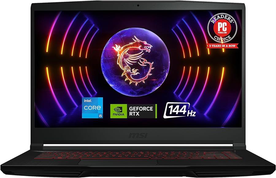 Notebook MSI GF63 THIN GAMING I5-12450H, RTX 2050, 8Gb RAM, SSD NVMe 512Gb, 15.6" 144Hz