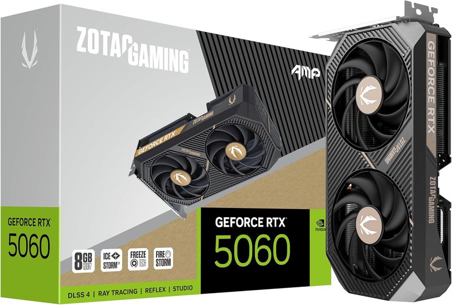 Placa ZOTAC GEFORCE RTX 5060 GAMING AMP 8Gb
