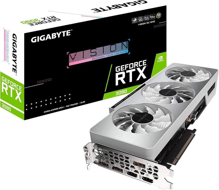 Placa GIGABYTE GEFORCE RTX 3090 VISION OC 24Gb
