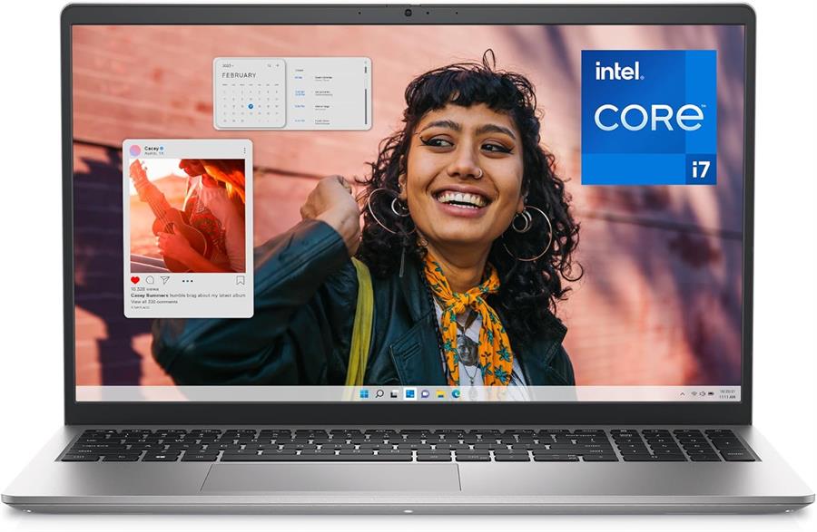 Notebook DELL 15 I7-1355U, 16Gb RAM DDR5, SSD NVMe 1Tb, 15.6" FHD