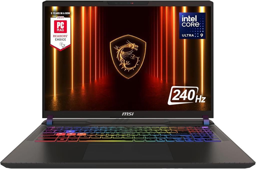 Notebook MSI CROSSHAIR 16 I9-14900HX, RTX 5070, 16Gb RAM DDR5, SSD NVMe 512Gb, 16" 240Hz QHD+