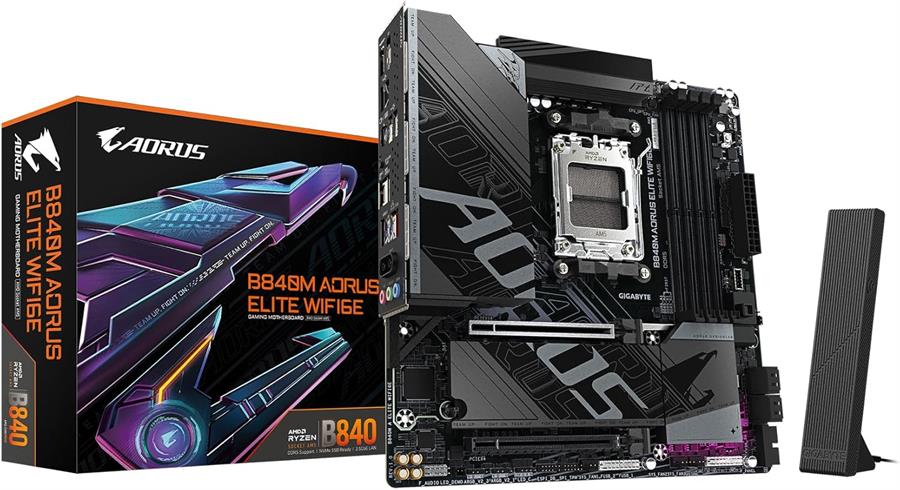Motherboard GIGABYTE B840M AORUS ELITE WIFI 6E AM5