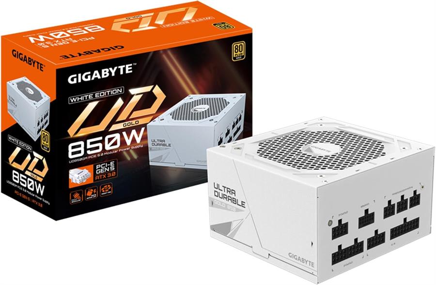 Fuente GIGABYTE UD850GM PG5 850W 80+ GOLD Modular White