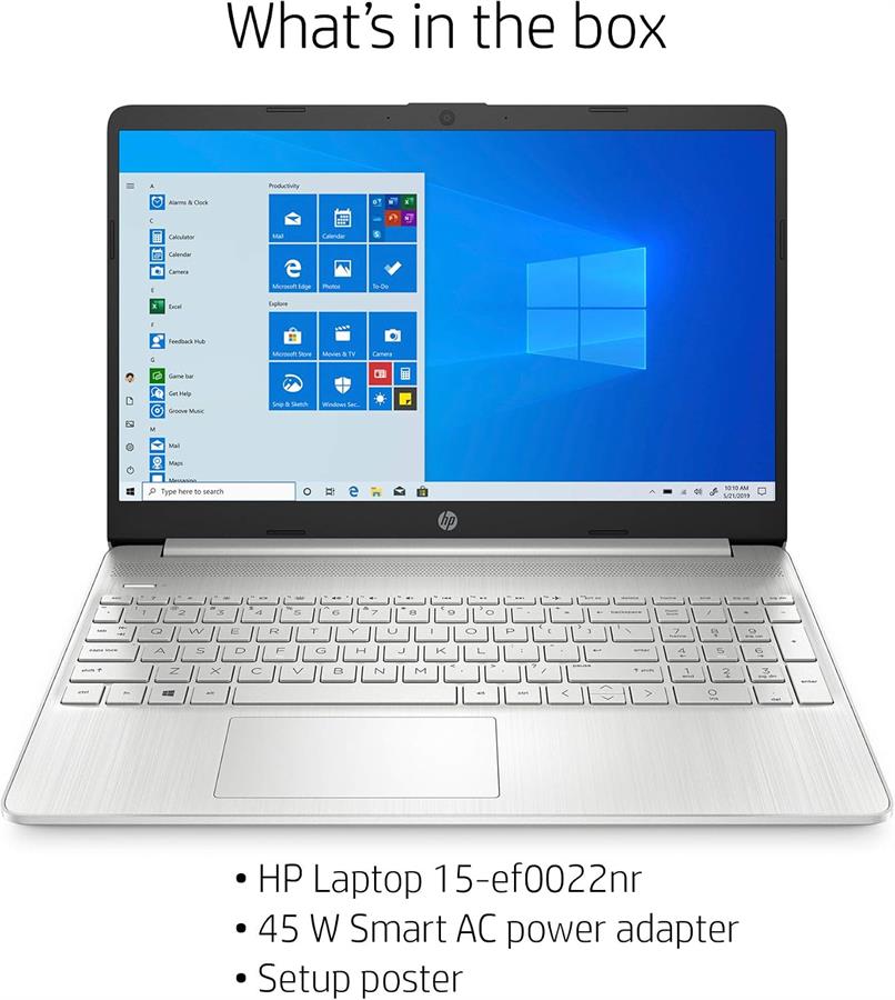Notebook HP RYZEN 7 3700U, 8Gb RAM, SSD NVMe 256Gb, 15.6" HD+