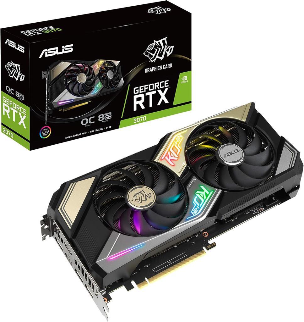 Placa ASUS GEFORCE RTX 3070 KO OC 8Gb